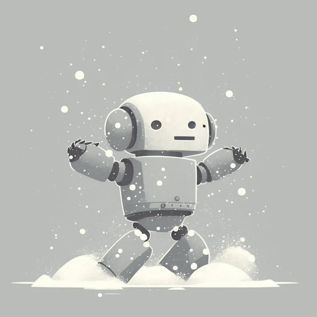 Christoph_C._Cemper_Cute_robot_dancing_in_the_snow_illustrated__78143c7a-355b-4c38-877a-7de71d033bb7