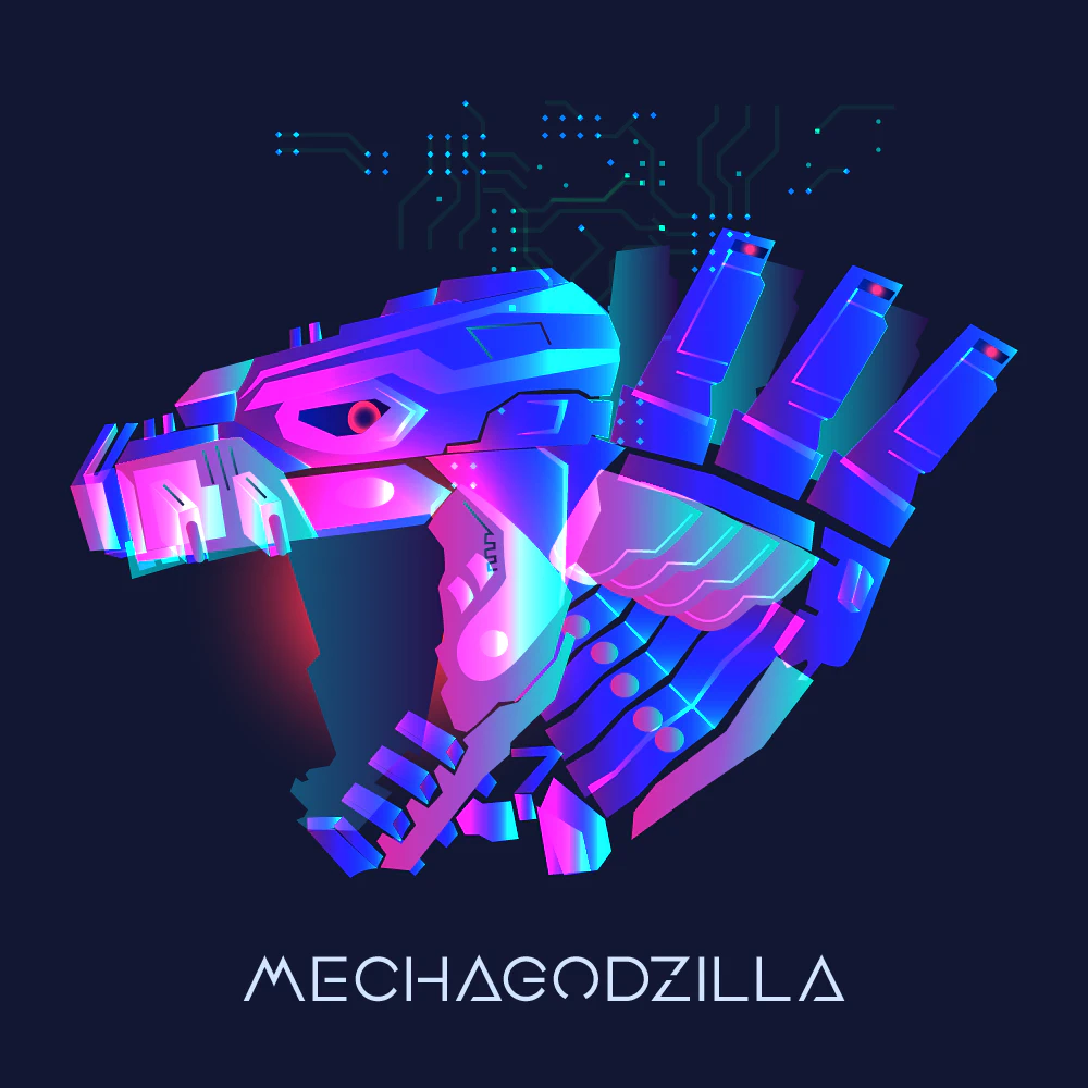 mechagodzilla AI bot image