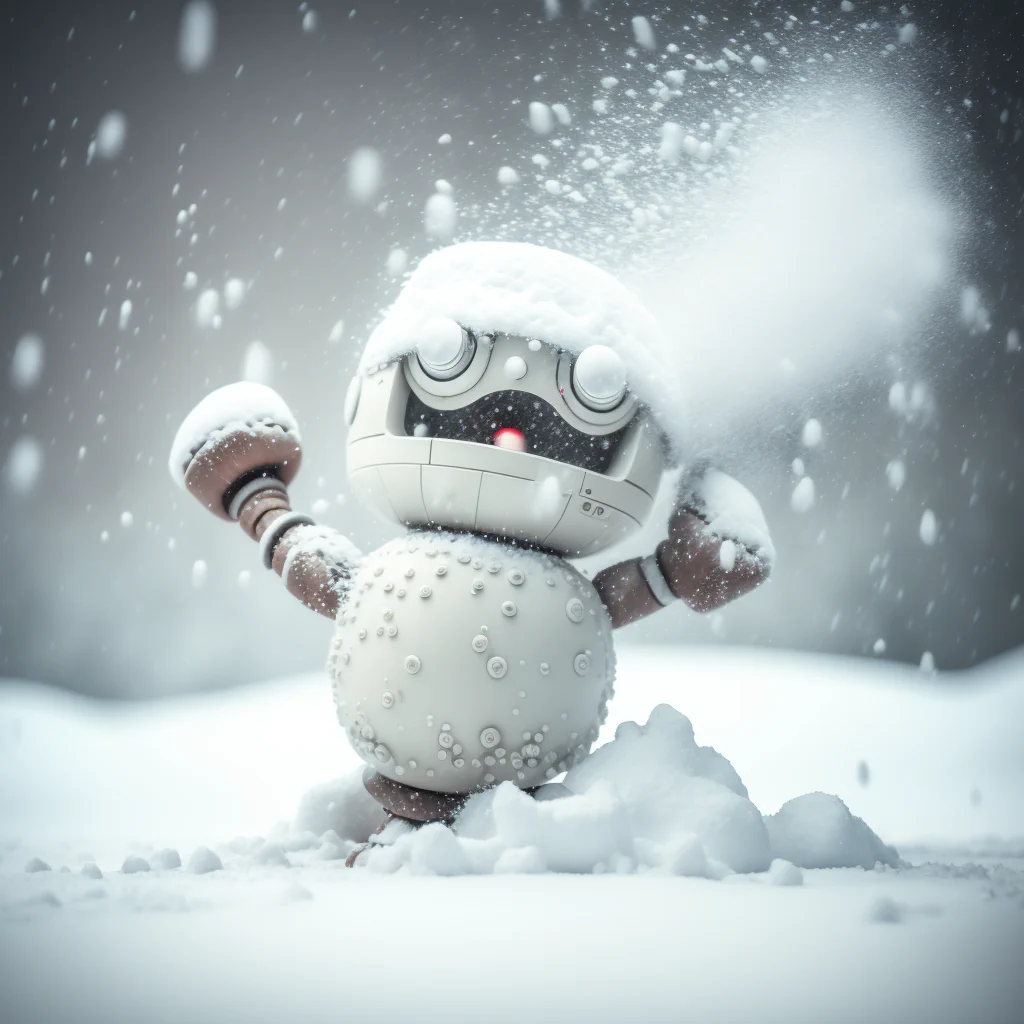 Christoph_C._Cemper_Cute_robot_dancing_in_the_snow_hyper-realis_a6c97254-bf1d-4989-a1f9-575c11c74732