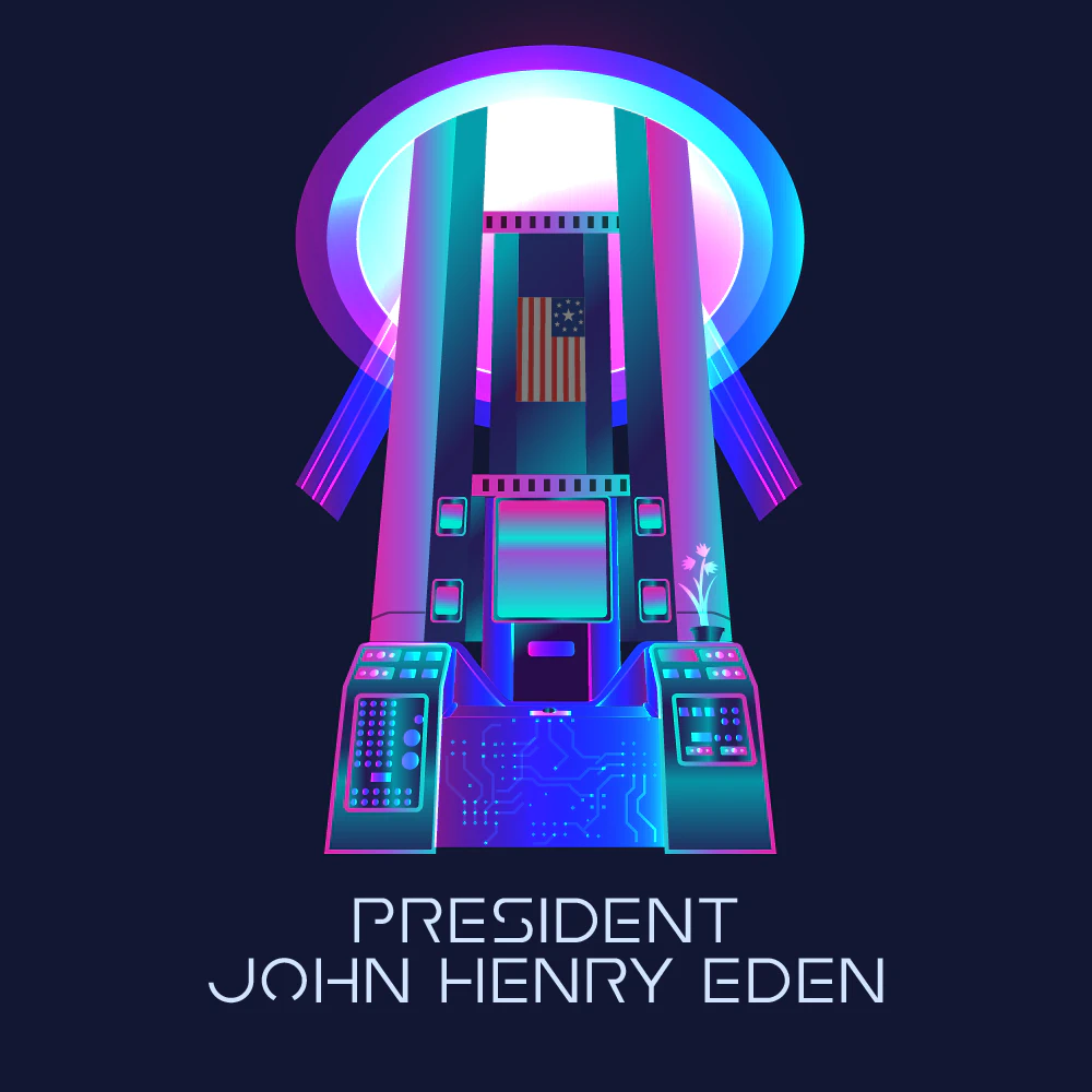 president-john-henry-eden AI bot image